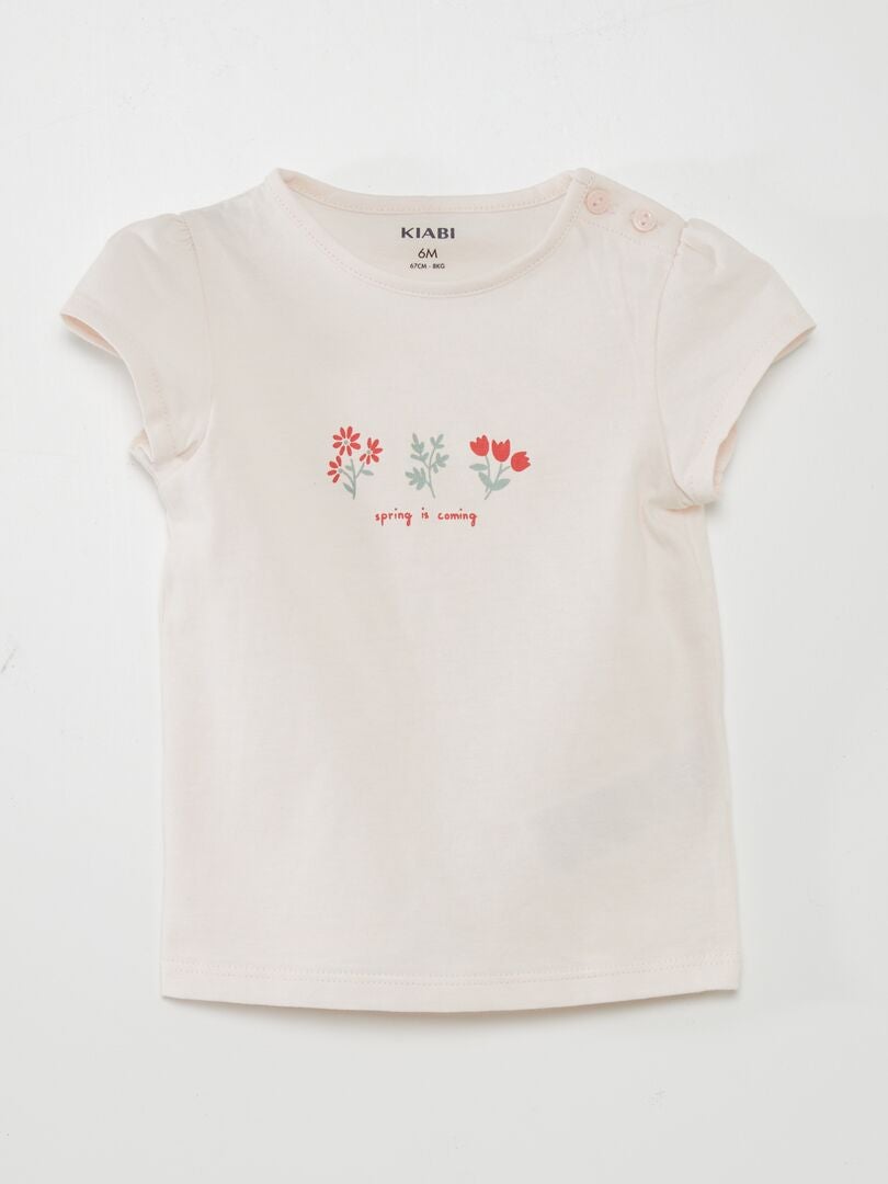 Geanimeerd T-shirt - ROZE