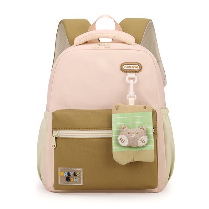 Sac à Dos Enfant - Cartable Fille Primaire - Mignon - SDF005 - pour École Primaire 1-2ème Année - Rose