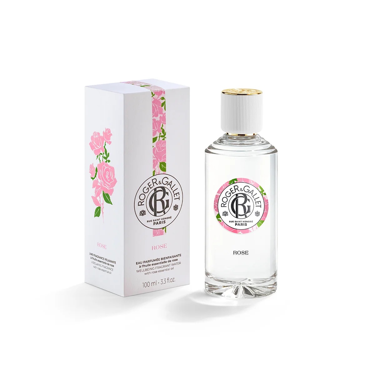 ROGER & GALLET R&G Rose Eau Parfumée 100 ml Eau de Parfum