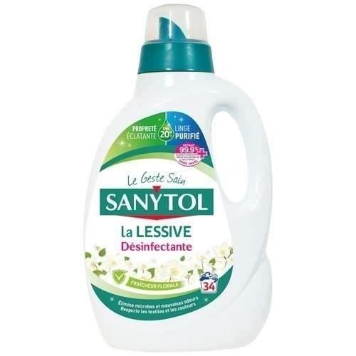 Detergente desinfectante para ropa SANYTOL, frescura floral, 1,70 l