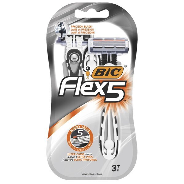 Žiletky Bic Flex 5<br>3 kusy