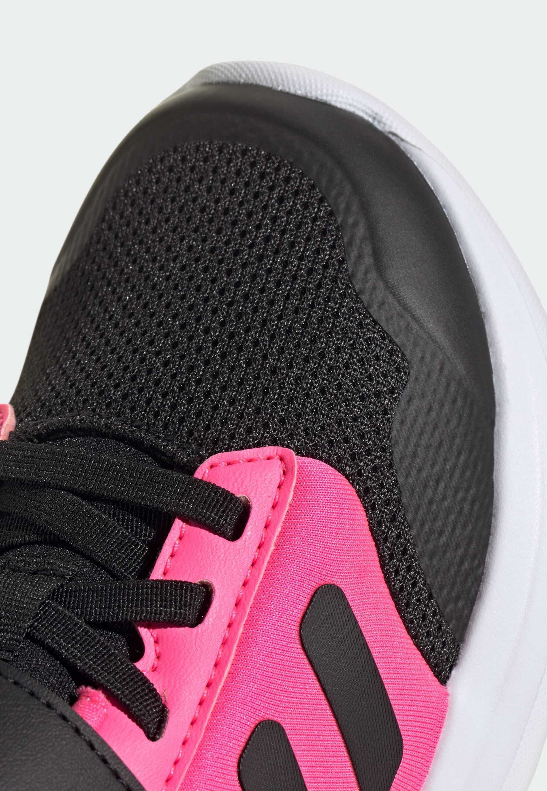 adidas Performance TENSAUR - Tênis de corrida de rua - preto, rosa claro
