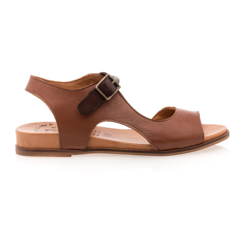 Brune sandaler / sko med åben tå til kvinder