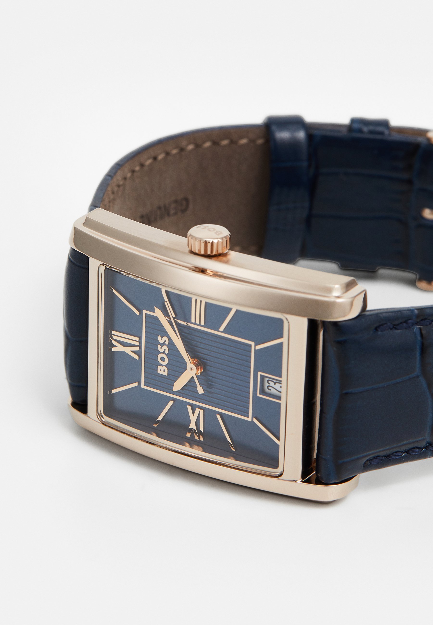 BOSS PRINCIPLE DRESS UNISEX - Orologio - blu/oro rosa