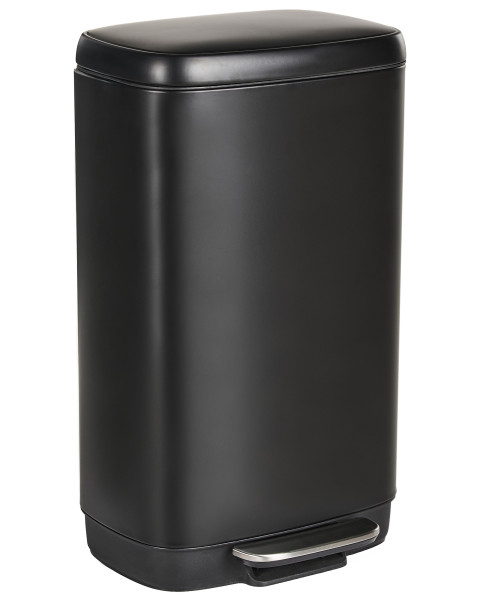 Kosz na śmieci z pedałem 30 L ECOCOLLECT Metal Czarny