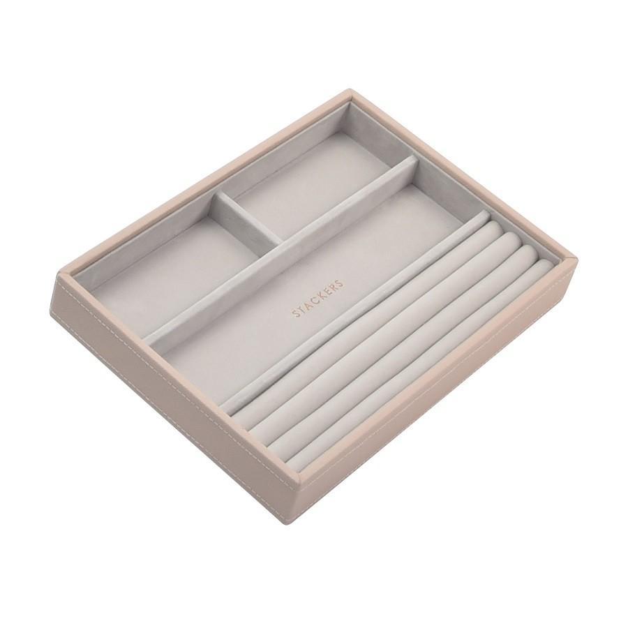 Ensemble d'accessoires de mode Stackers 4 pièces, rose poudré et gris - 1 pièce