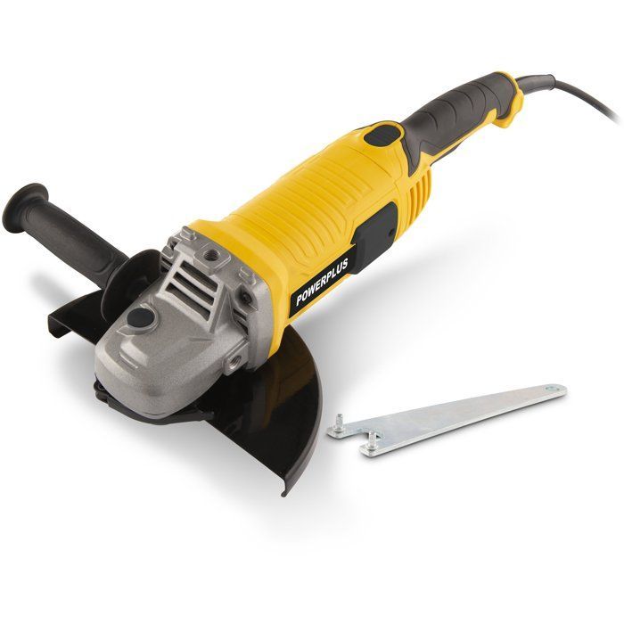 Meuleuse d'angle - POWERPLUS - POWX0606 - 2400 W - Disque de ponçage Ø 230 mm - Poignée auxiliaire réglable