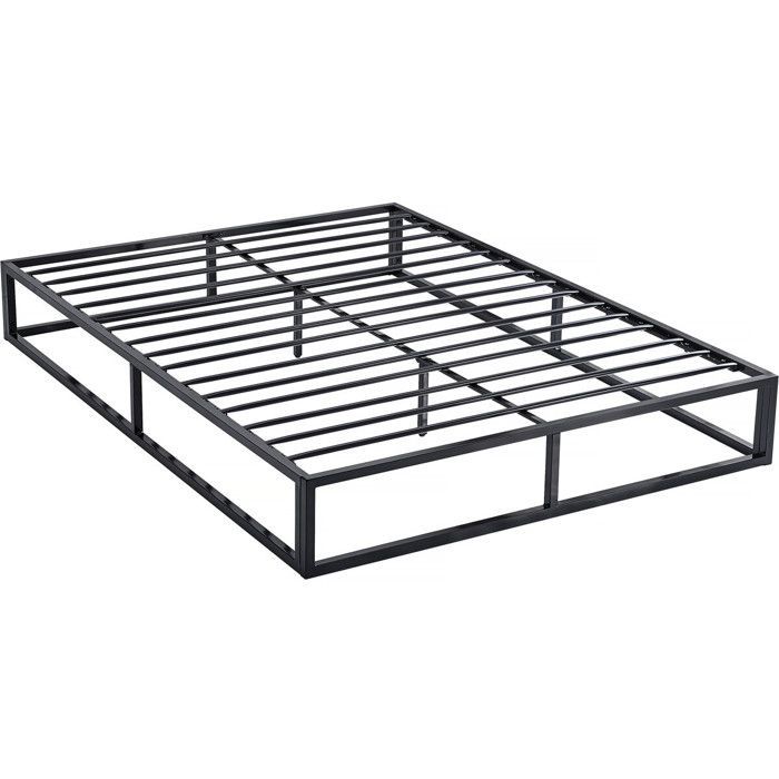 Metalen bedframe 140 x 190 - Zwart