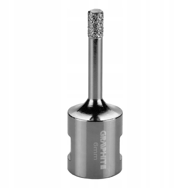 Otwornica diamentowa 6 mm x M14, GRAPHITE 55H300