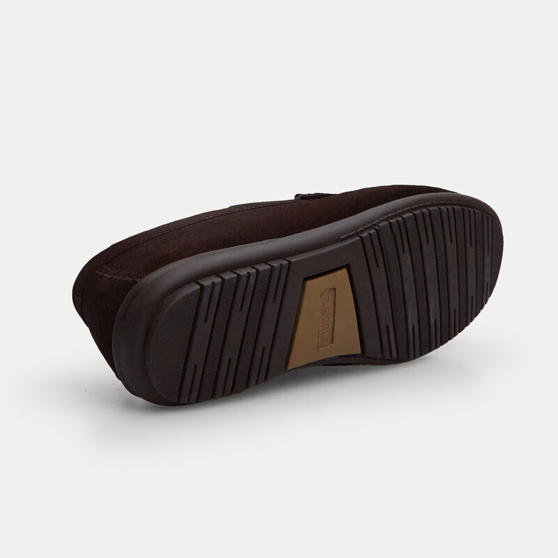 BATA herenmocassins van suède