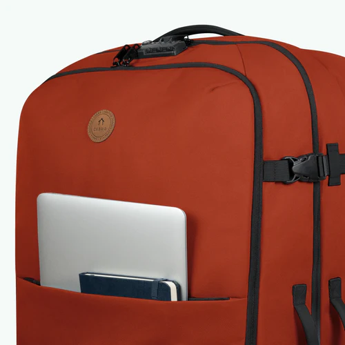 Cabaia Valise souple 2 roues mare Kaikoura portocaliu