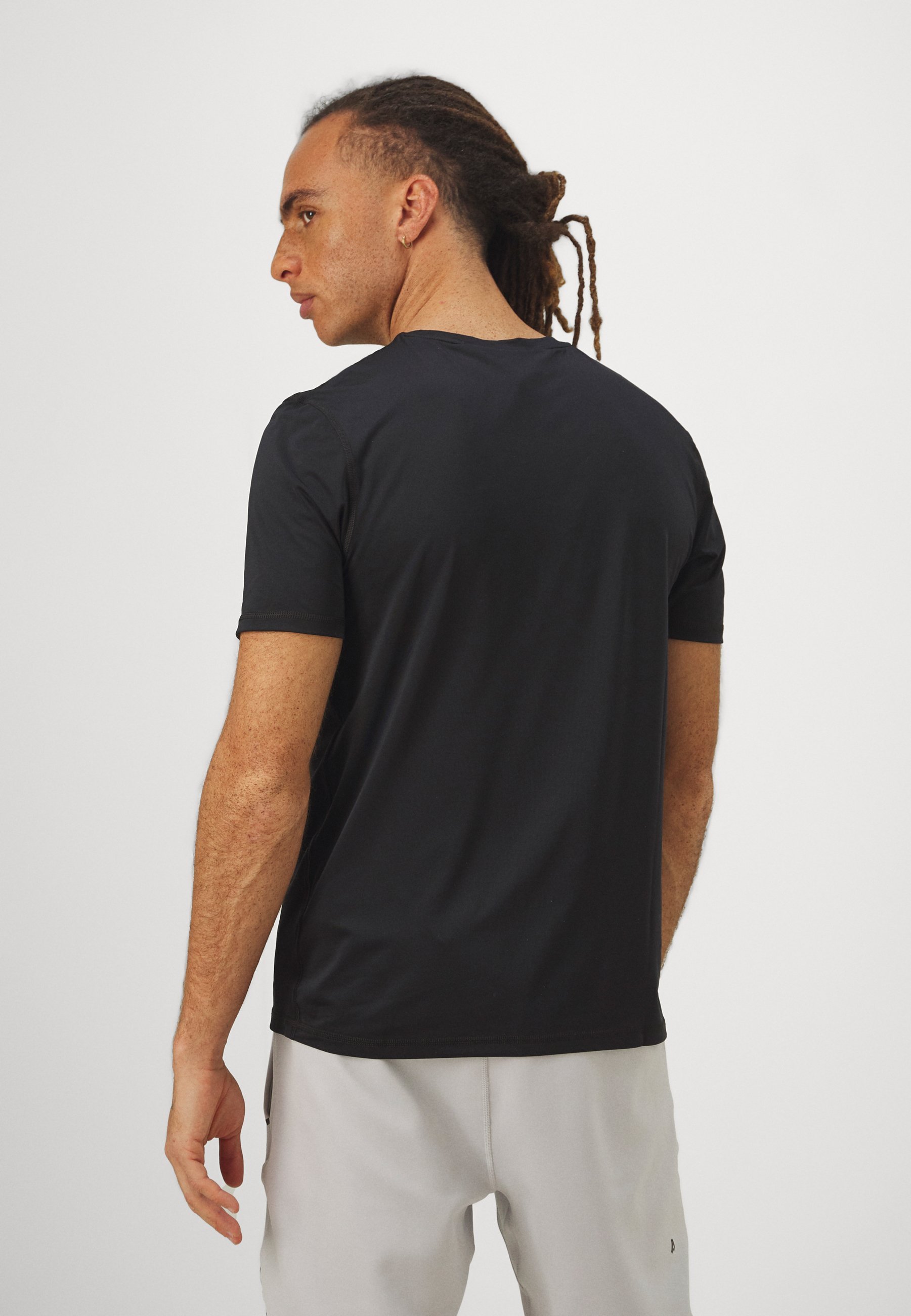 BOSS TEE ACTIVE - Sport T-shirt - zwart