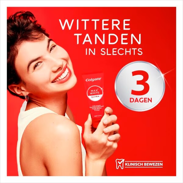 Colgate Max White Ultra Deep Clean zobna pasta za beljenje zob 75 ml