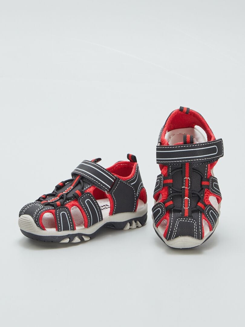 Sportsandalen - ZWART