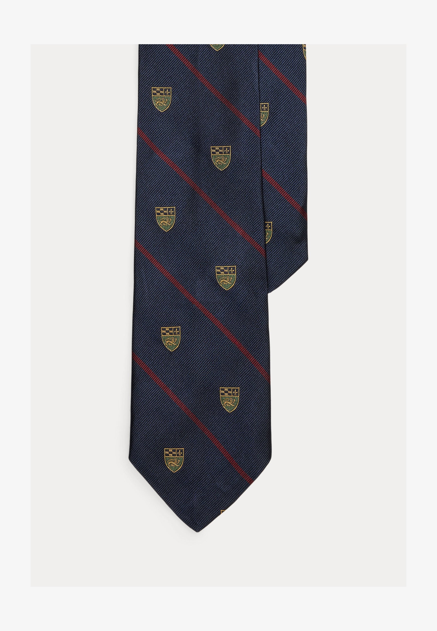 Polo Ralph Lauren gestreepte zijden Repp Club stropdas - stropdas - marineblauw