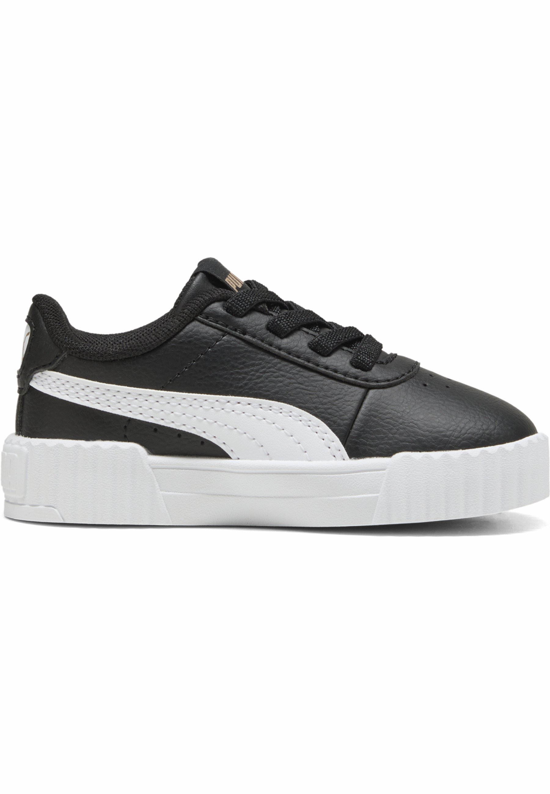 Puma CARINA 3.0 - Sneakers - zwart-wit-goud