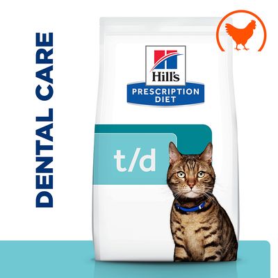 Hill's Prescription Diet Feline t/d Dental Care - Kurczak
