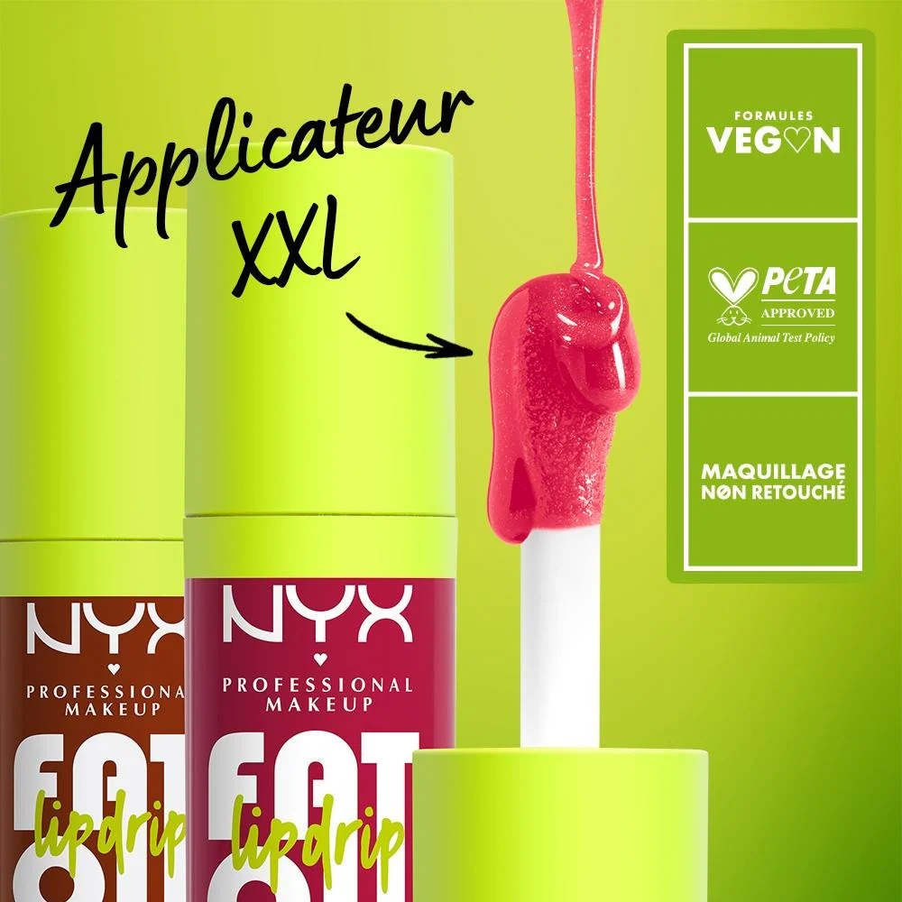 NYX Professional Makeup Gloss liquide huile à lèvres