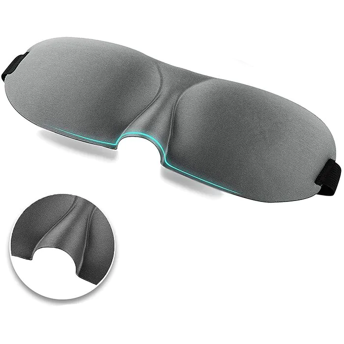 Waya Opaska na oczy 3D Comfort Grey