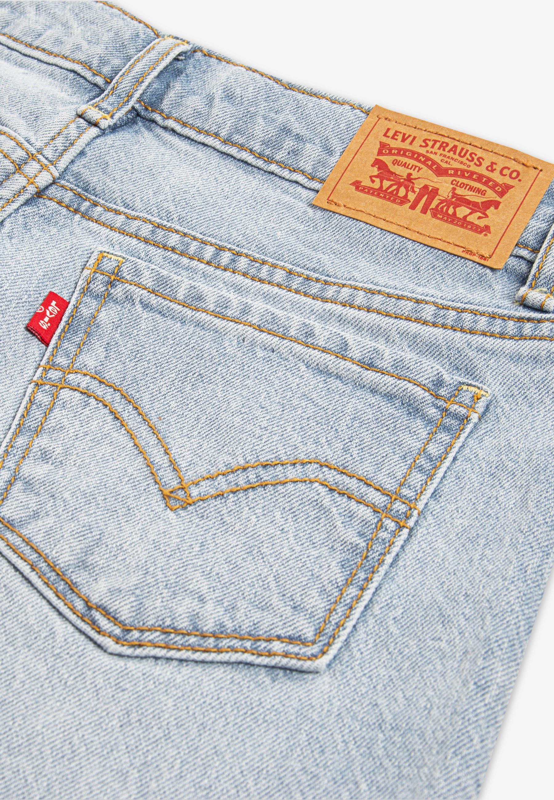 Levi's® LVG WIDE LEG W/ DESTRUCTION - Rechte jeans - verre en brede