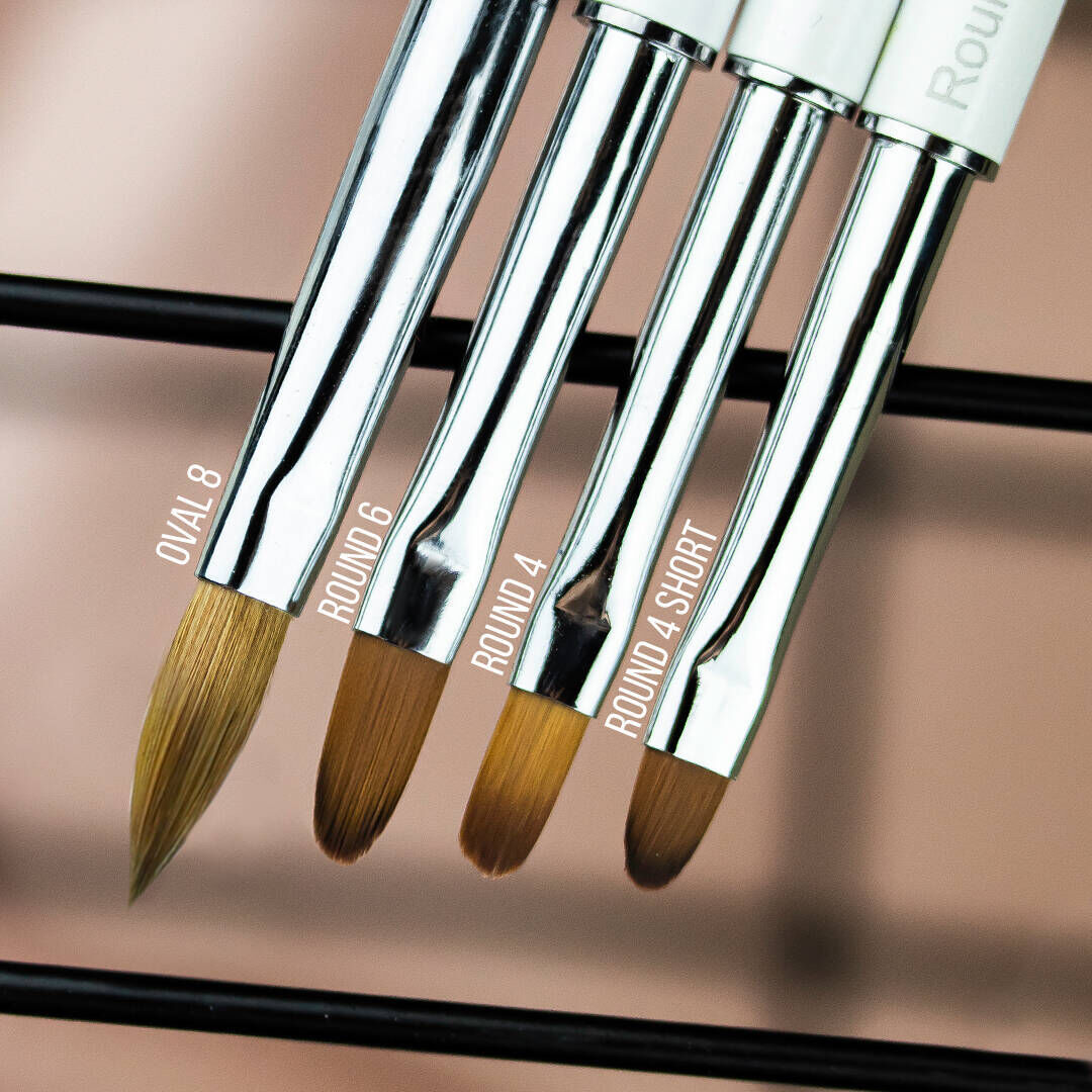 PB Nails Gel Brush Στρογγυλό Κοντό