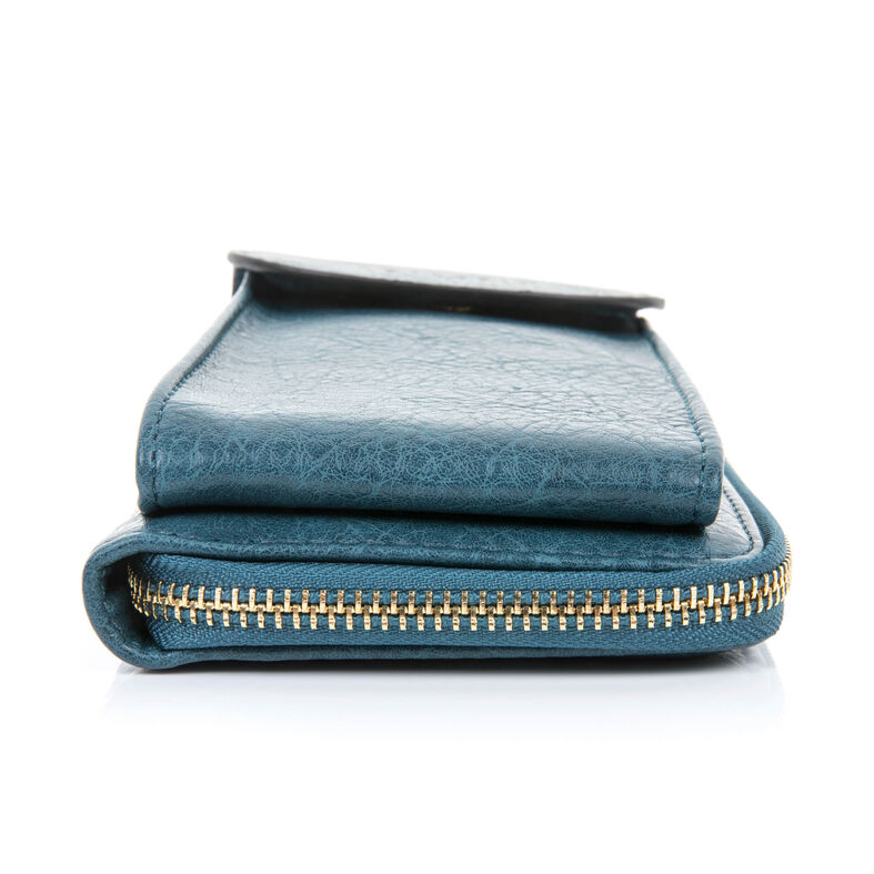 Blauwe dames crossbodytas