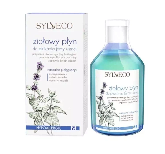 Sylveco ziołowy płyn do płukania jamy ustnej 500ml