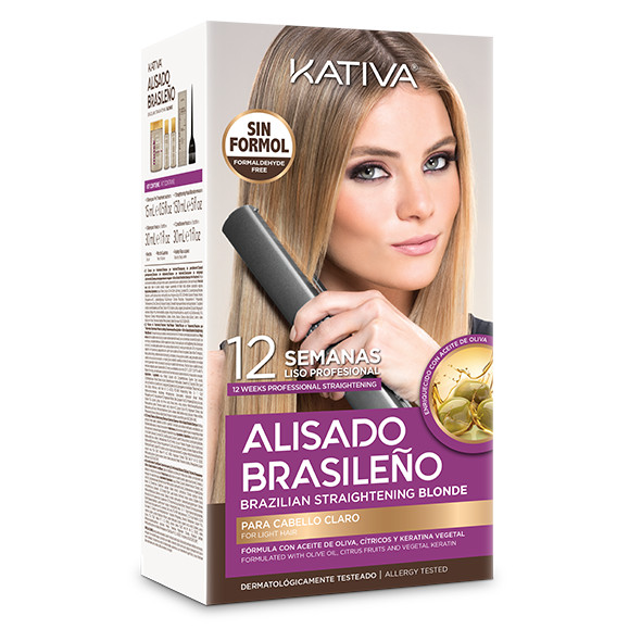Piastra per capelli Kativa Brazilian Blonde