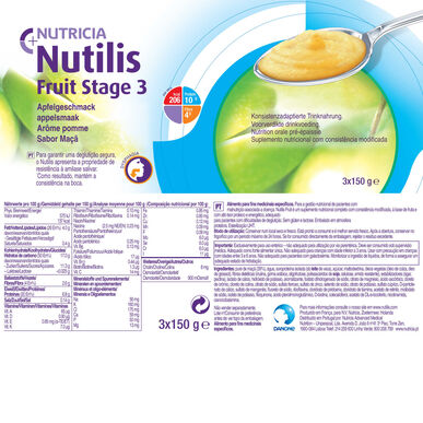 Nutilis-ravintolisä Hedelmävaihe 3 Omena 3 x 150 g 3 x 150 g