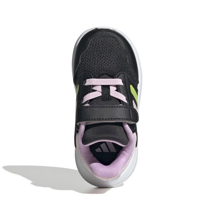 Zapatillas Adidas Tensaur Run 3.0 El I para bebés y niños pequeños, color negro (IH1047)