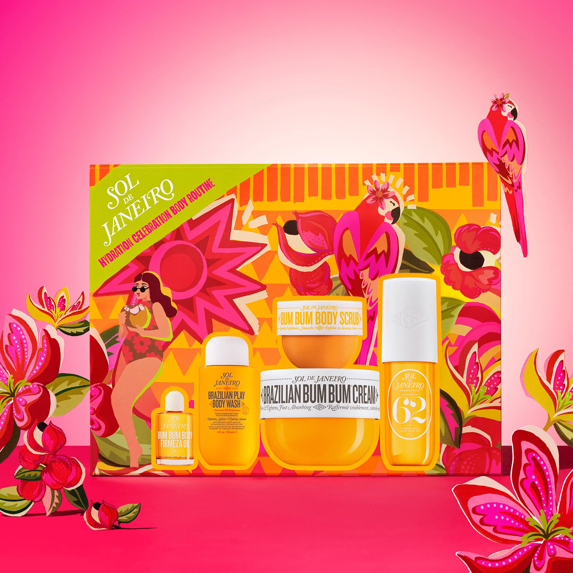 Darčeková sada Hydratation Celebration Body Routine – Sol de Janeiro