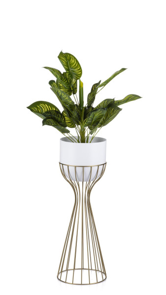 Kwietnik nowoczesny LOFT z osłonką 56 cm GLAM