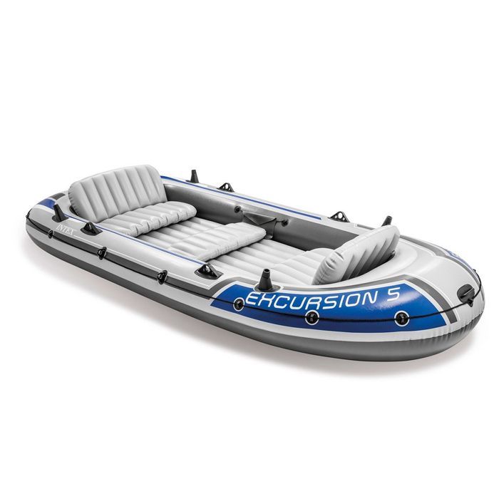 Juego de bote inflable Intex Excursion 5 para 5 personas