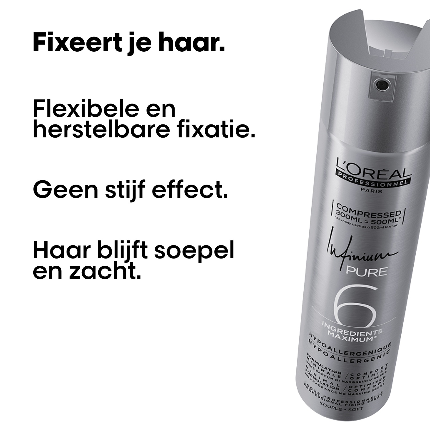 L'Oréal Professionnel Haarspray Pure Soft - 300 ml