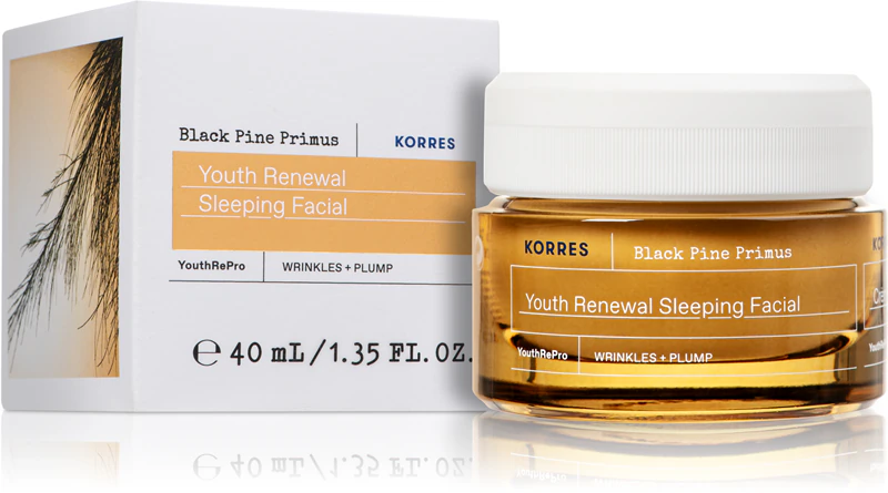 Korres Black Pine Primus Noční krém proti stárnutí