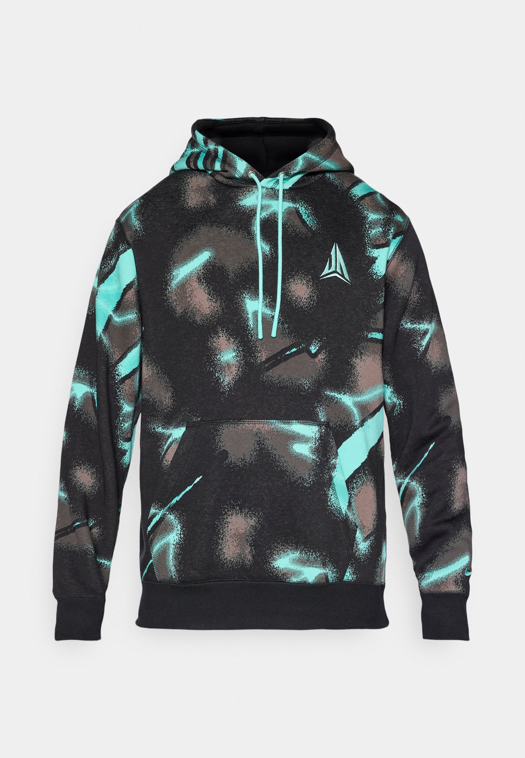 JA MORANT CLUB HOODIE - Mikina s kapucí - black/white