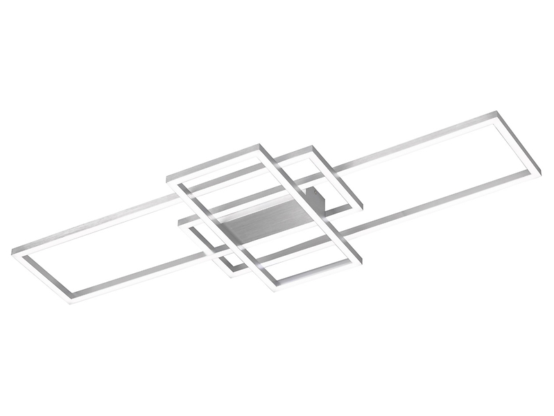Lampa sufitowa Zenit LED 3-punktowa metalowa srebrna