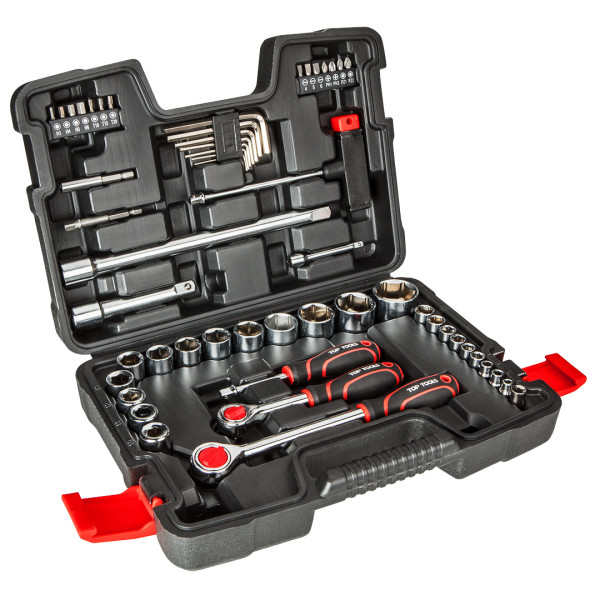 Zestaw kluczy 1/4, 1/2 53 szt. TOP TOOLS 38D530