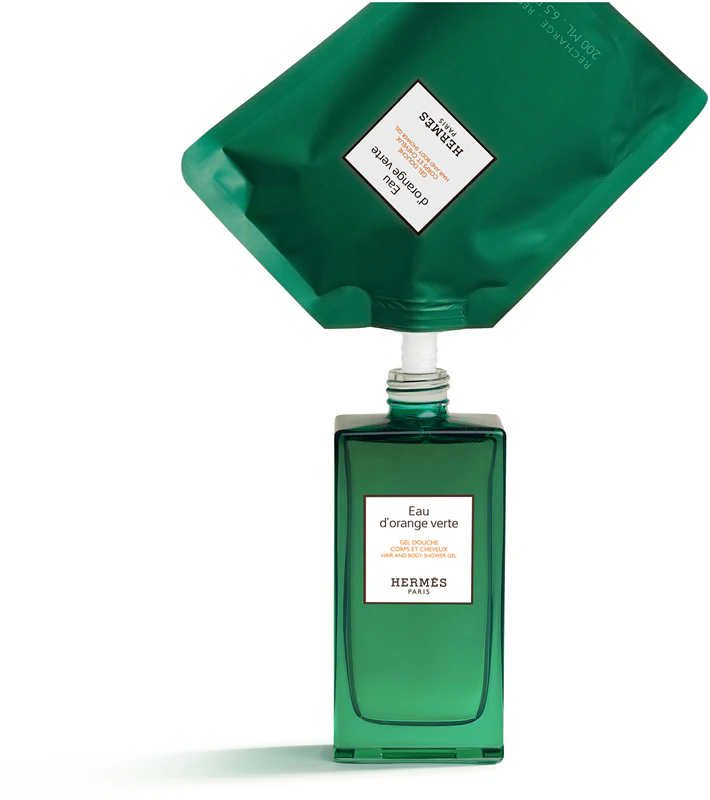 HERMÈS Le Bain Eau d'orange verte gel de banho para corpo e cabelo