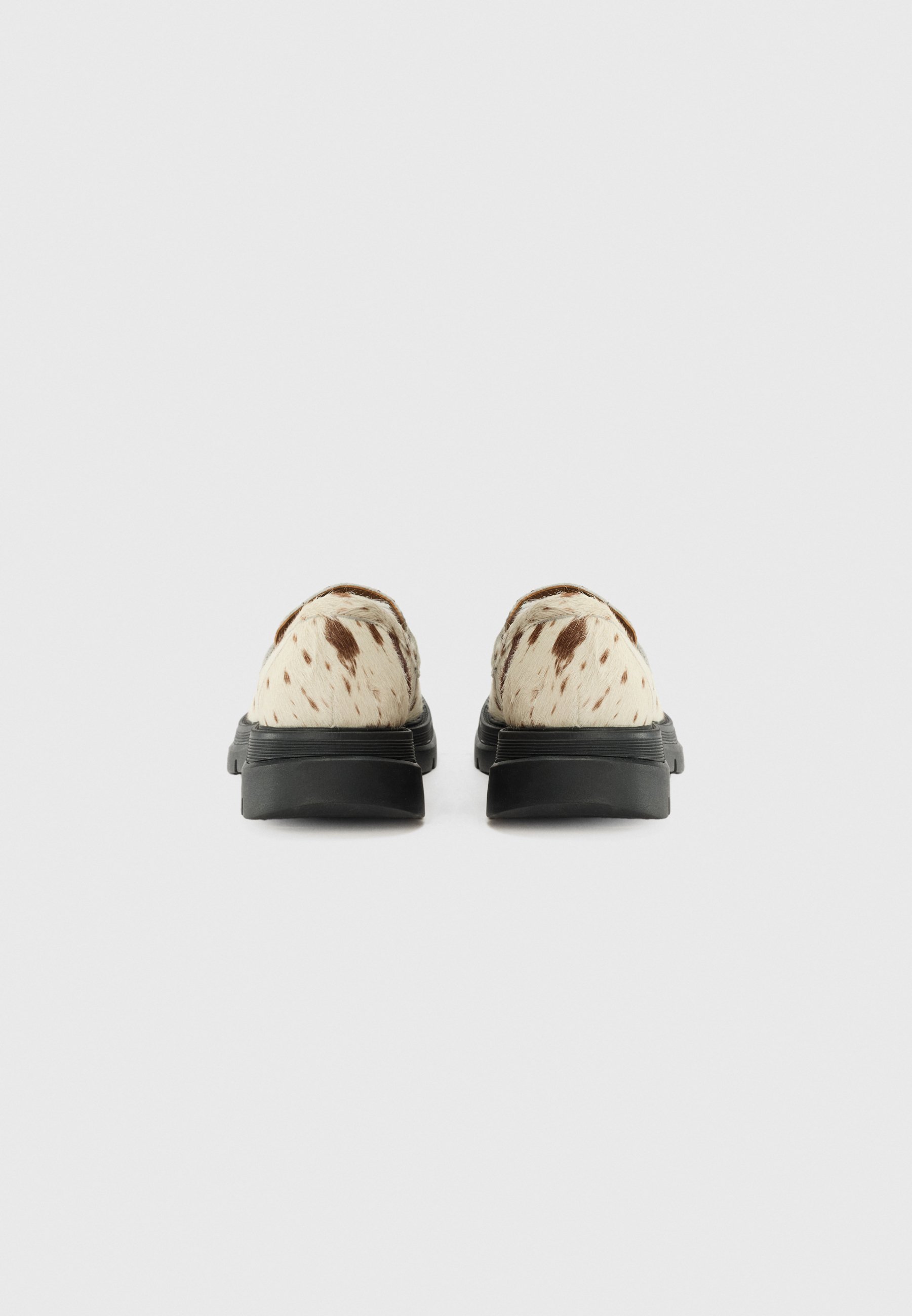 Steve Madden RAIDEN - Tênis sem cadarço - marrom/branco