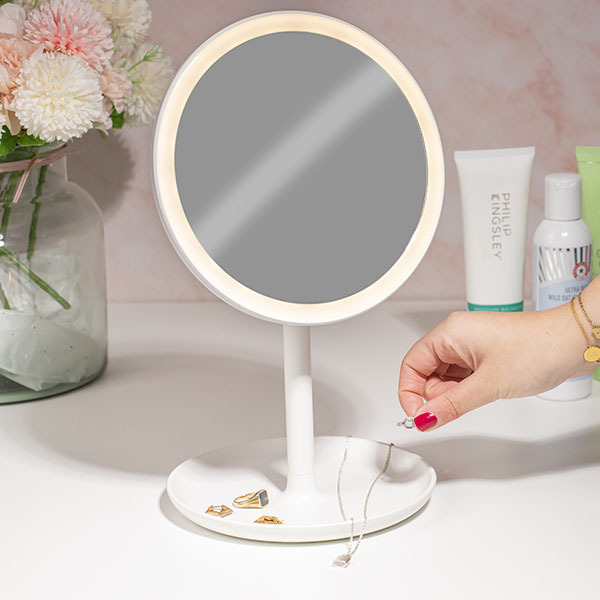 STYLPRO Melody Mirror Wiederaufladbarer Bluetooth-Beleuchtungsspiegel