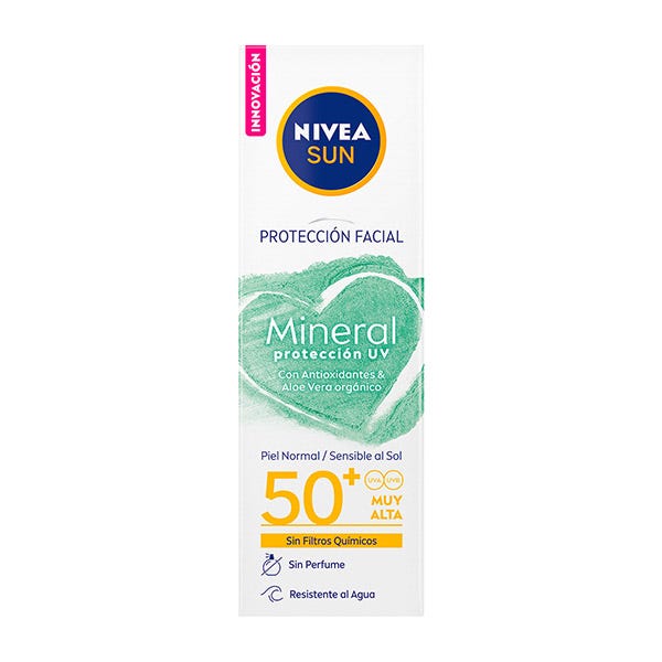 Minerální ochranný krém na obličej SPF50 | 50 ml