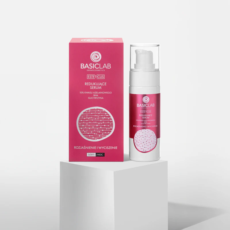 Sérum dermatocosmético Esteticus da BasicLab reduz vasos sanguíneos e vermelhidão da pele.