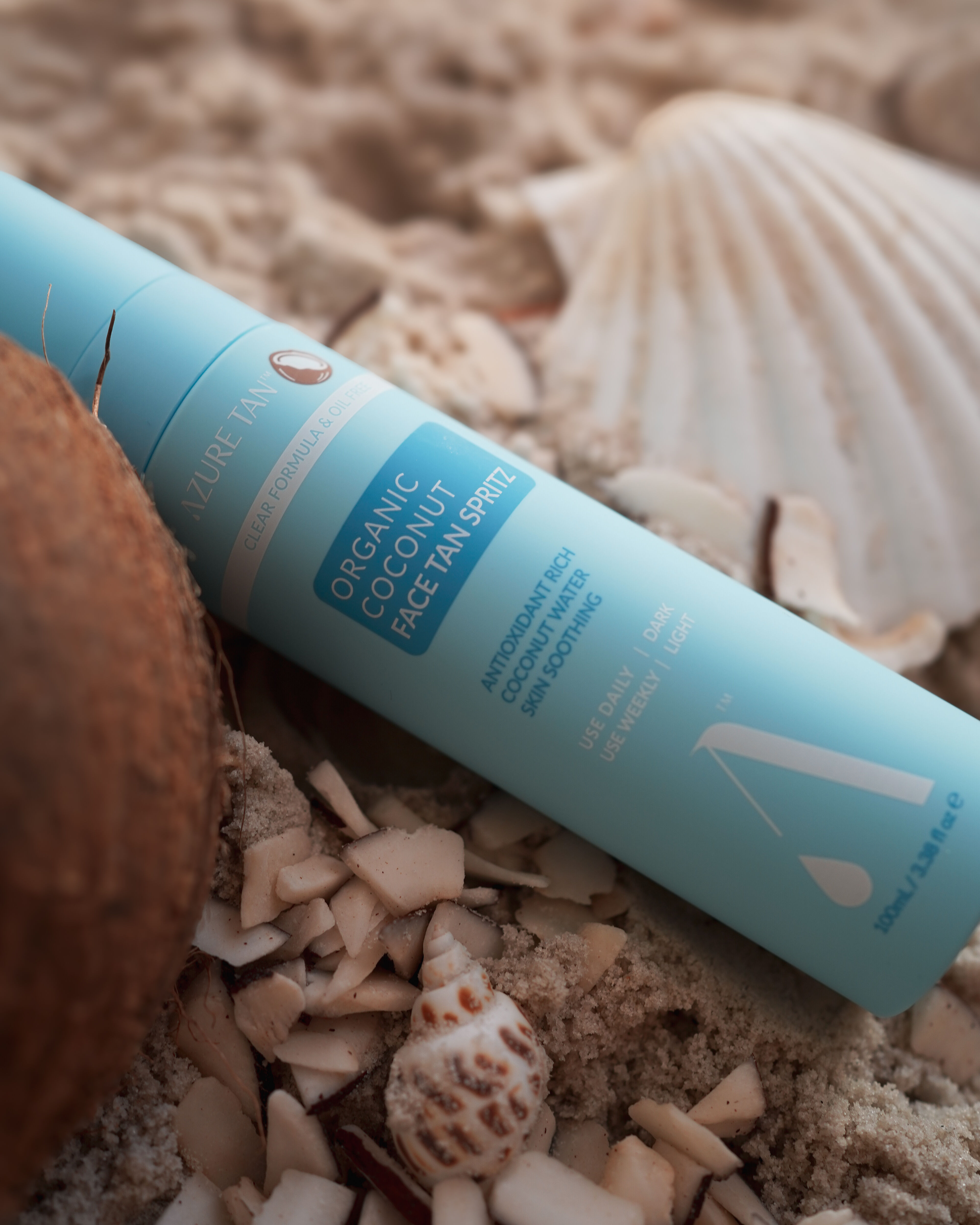 Azure Tan biologische kokosnoot