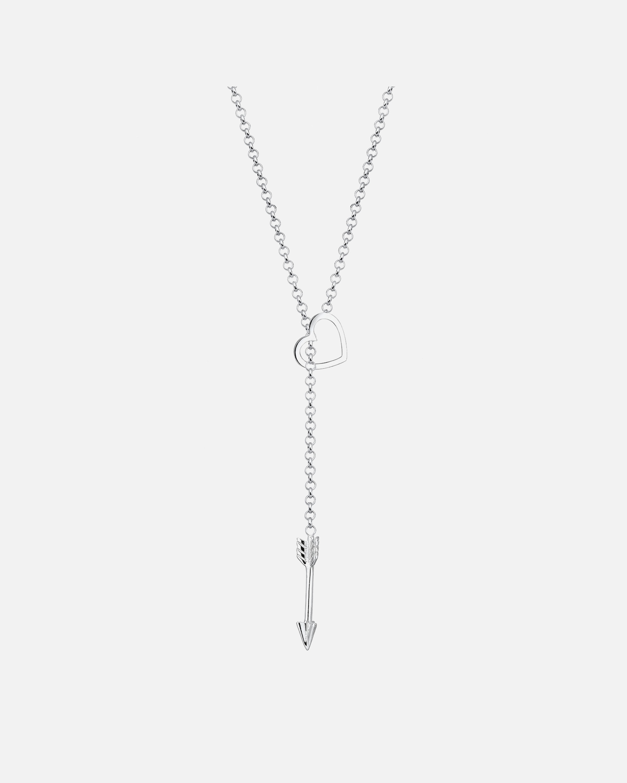 Elli Femme Coeur Amour Flèche - (925/1000) Argent