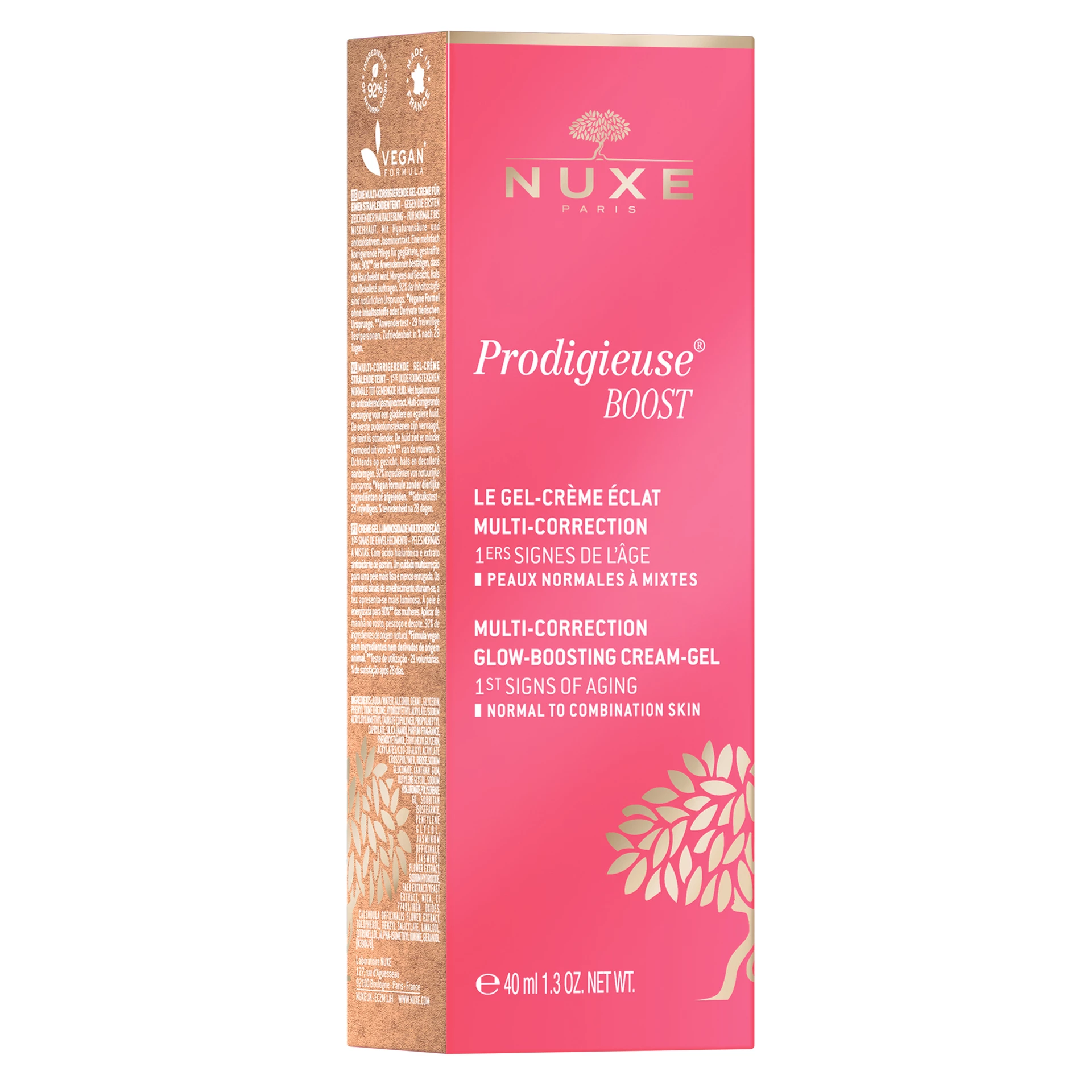 Crème Prodigieuse Boost Wielofunkcyjny krem korygujący w żelu 40 ml - NUXE