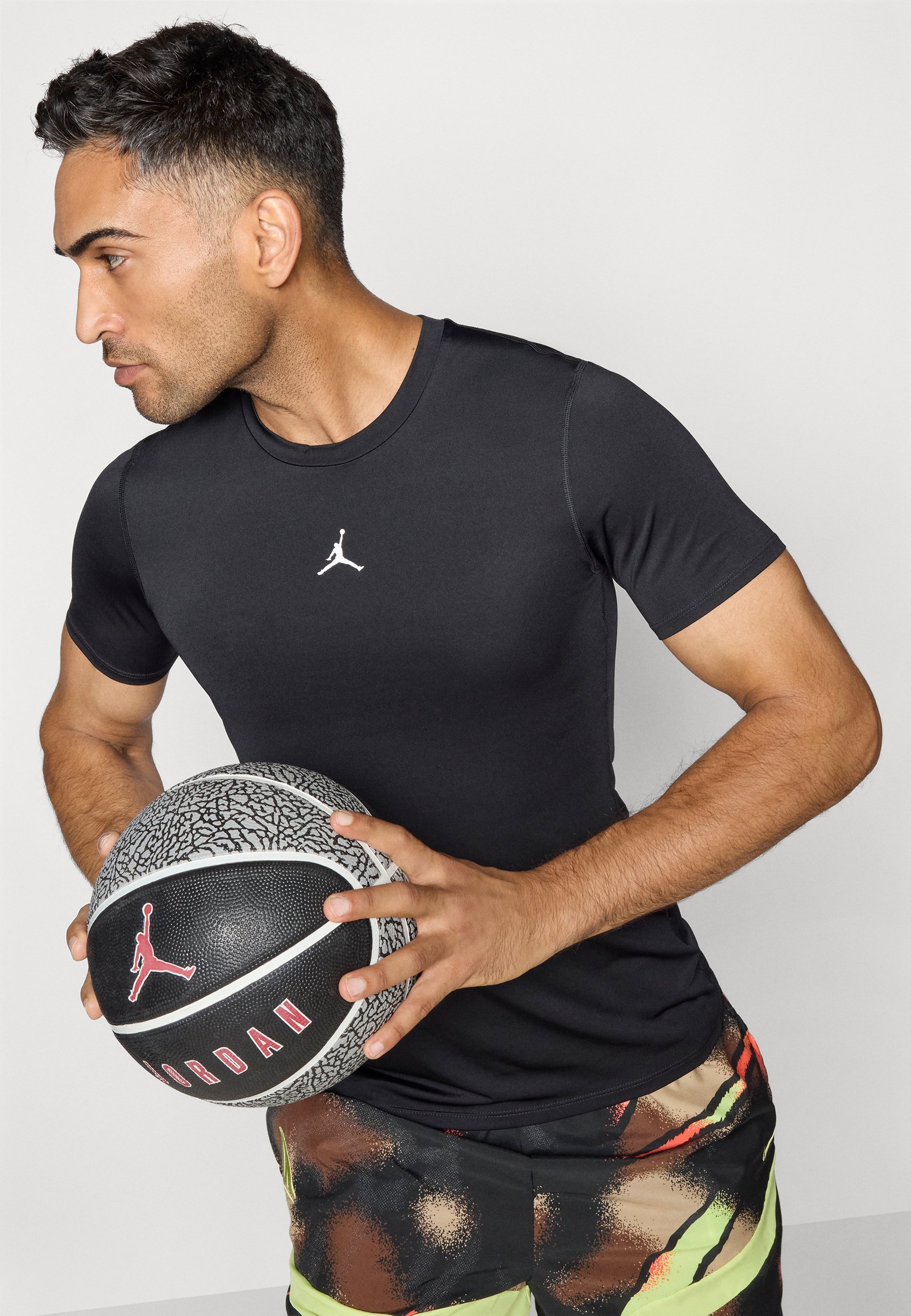 Jordan TOP - Sport T-shirt - zwart/wit