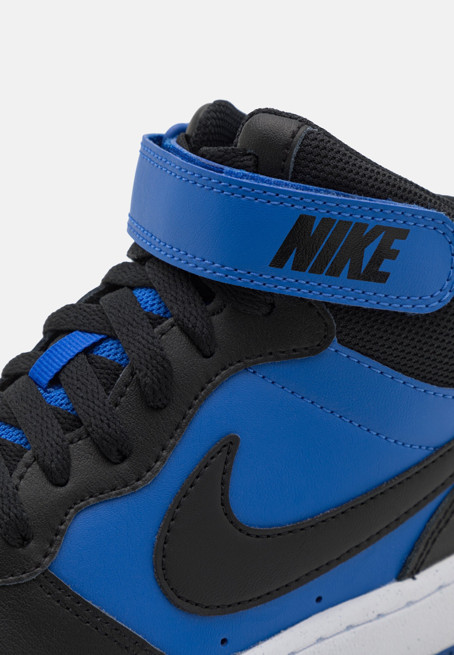 Nike Sportswear COURT BOROUGH MID 2 UNISEX - High-Top-Sneaker - Königsblau/Schwarz-Weiß