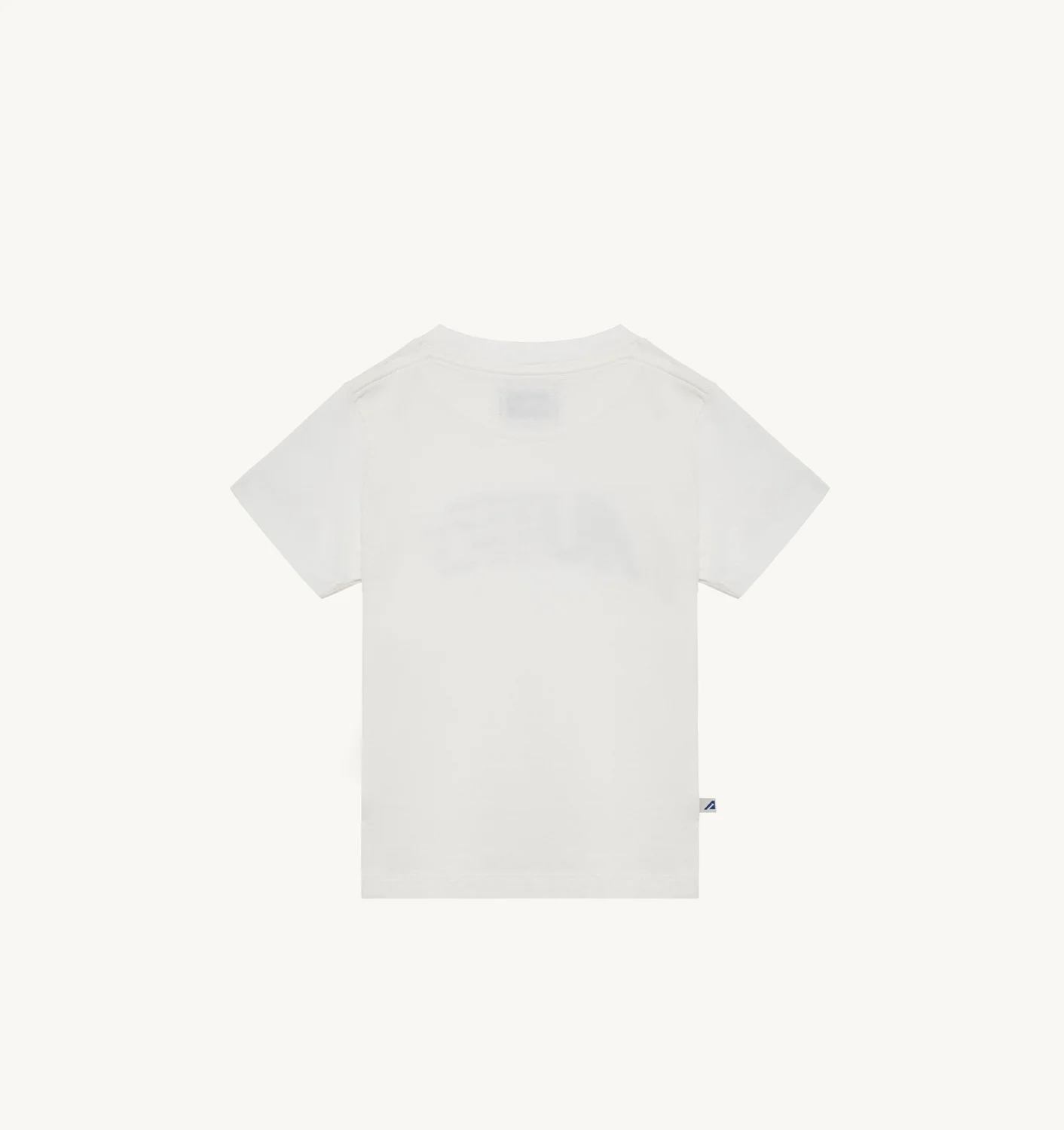 TRICOU PENTRU COPII DIN JERSEY ALB DE BUMBAC