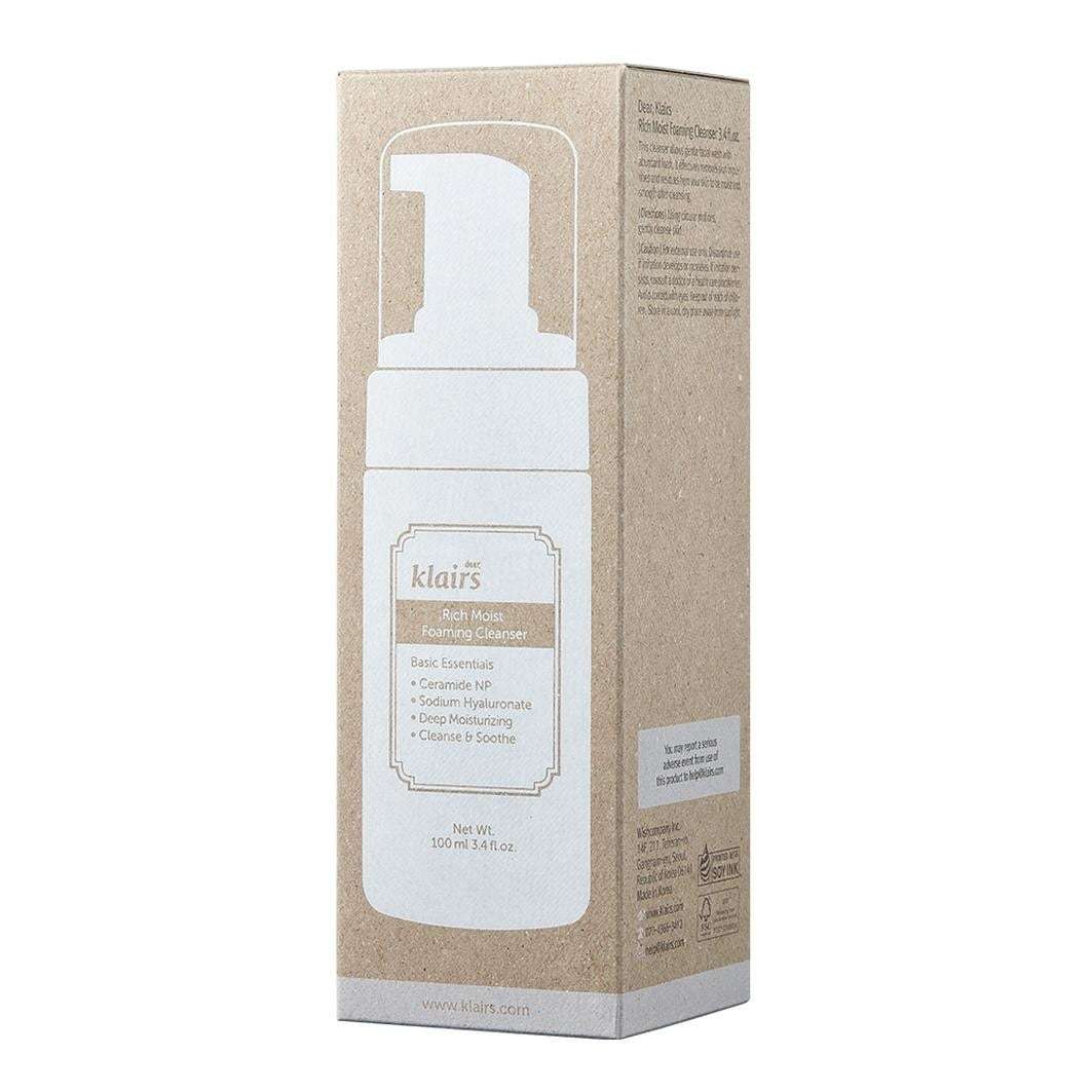 Dear Klairs Rich Moist čistiaca pena na tvár – 100 ml